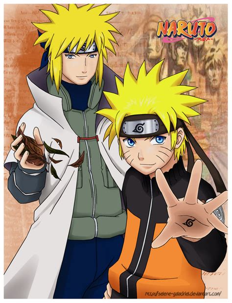 Naruto Shippden. . Minato y naruto